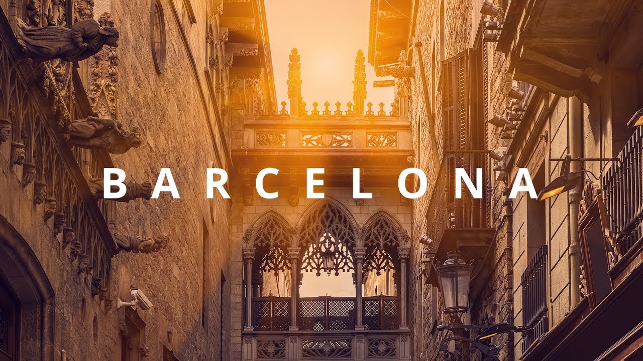 Travel to BARCELONA : on a warm summer day | A video about Spain