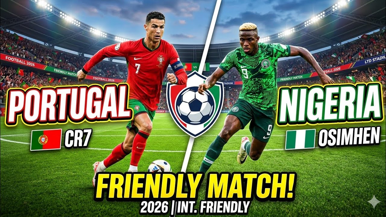 PORTUGAL VS NIGERIA 2026! 😱 Cristiano Ronaldo vs Victor Osimhen!