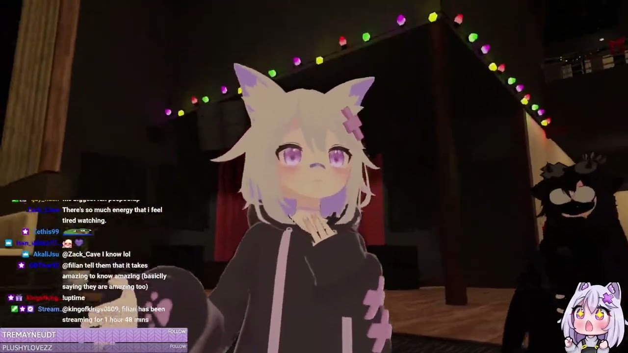 Filian met a fan in VRChat