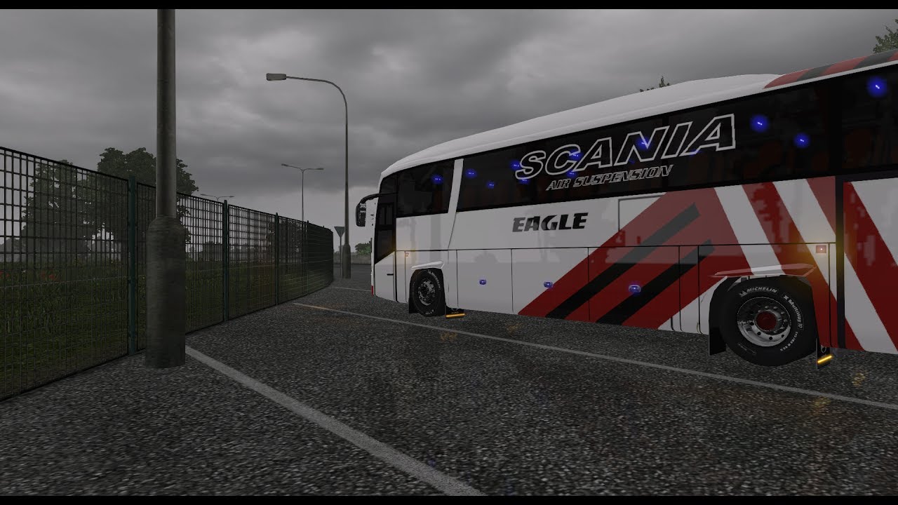 Euro truck Simulator 2 : Hino Ak Series Bus modification and Thrilling , Exciting Trip....