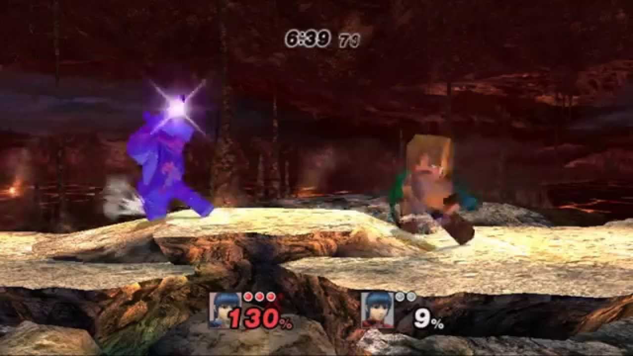 SSBB Hack Preview - Minecraft Character Remastered - Marth Version