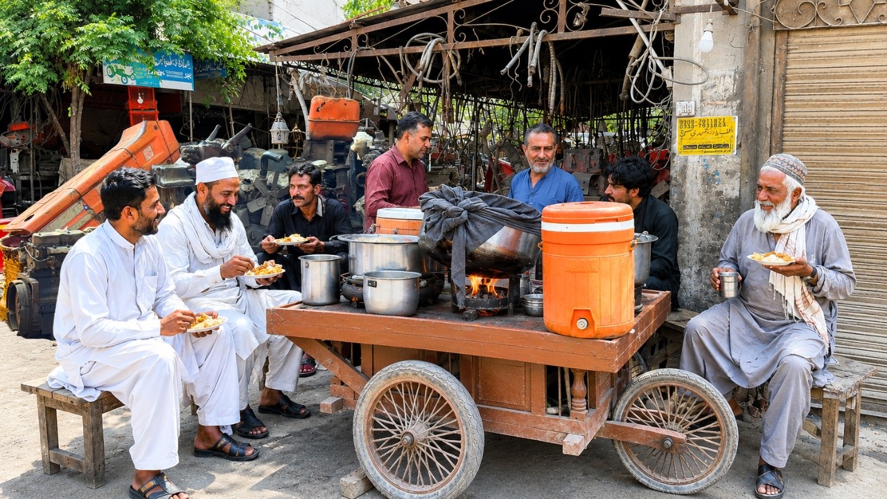 Pakistan's 🇵🇰 SCRAP BAZAAR Breakfast 🔥 | From Workers' Favorite to Viral-Worthy Food