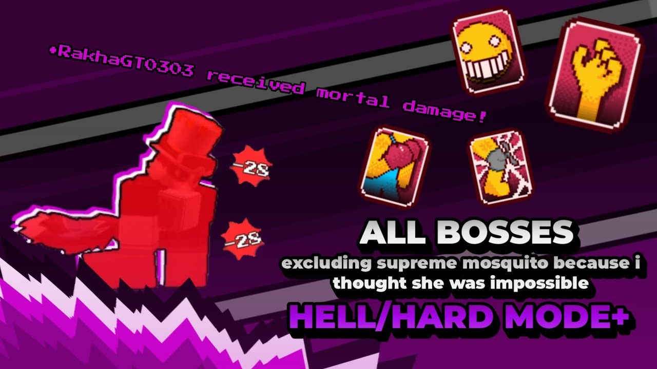 (almost) ALL BOSSES ON SOLO HELL MODE - Block Tales