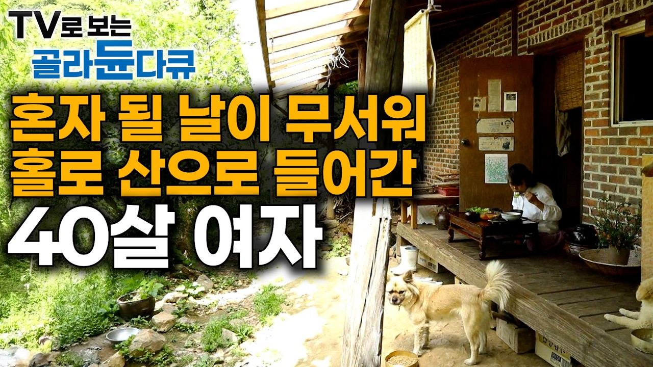 IMF 때 무너져 도망치듯 떠난 산 속에 절벽집을 지은 남자｜각자의 사연으로 아무도 없는 산으로 떠난 사람들｜한국기행 모아보기｜#골라듄다큐
