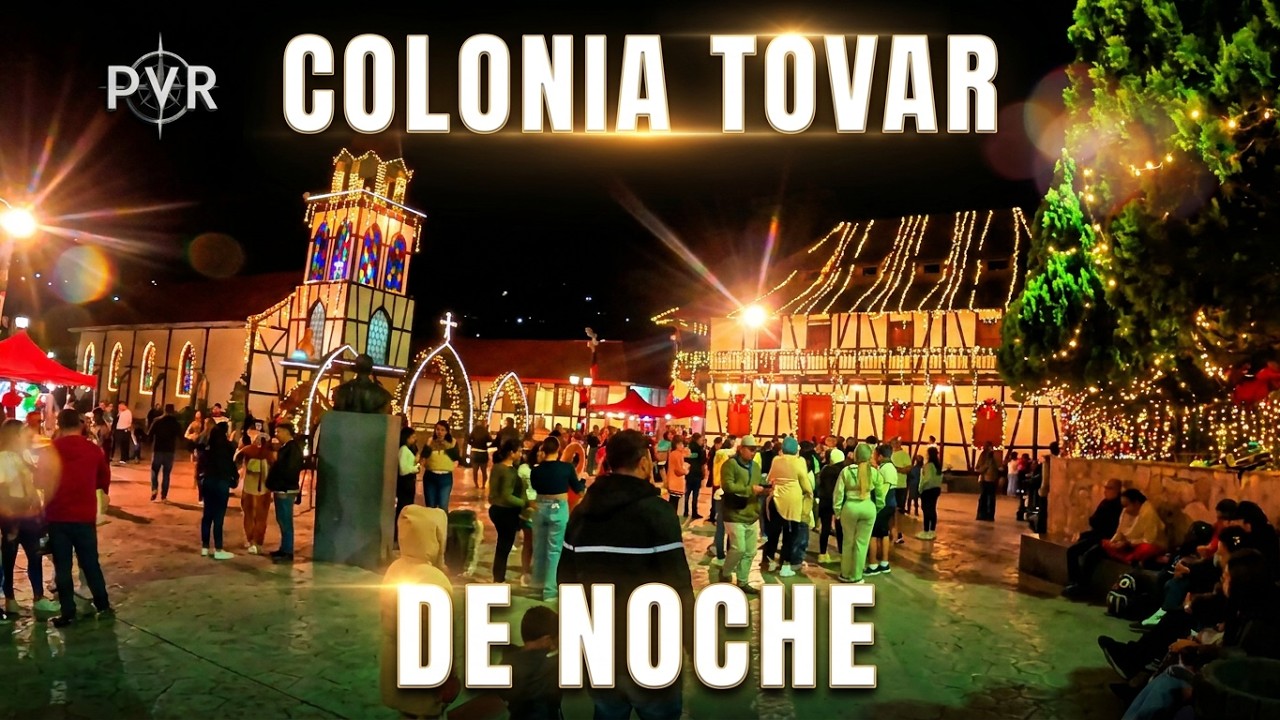 COLONIA TOVAR de NOCHE 🎄 Walking Tour 4K | Especial de Navidad 🇻🇪🇩🇪