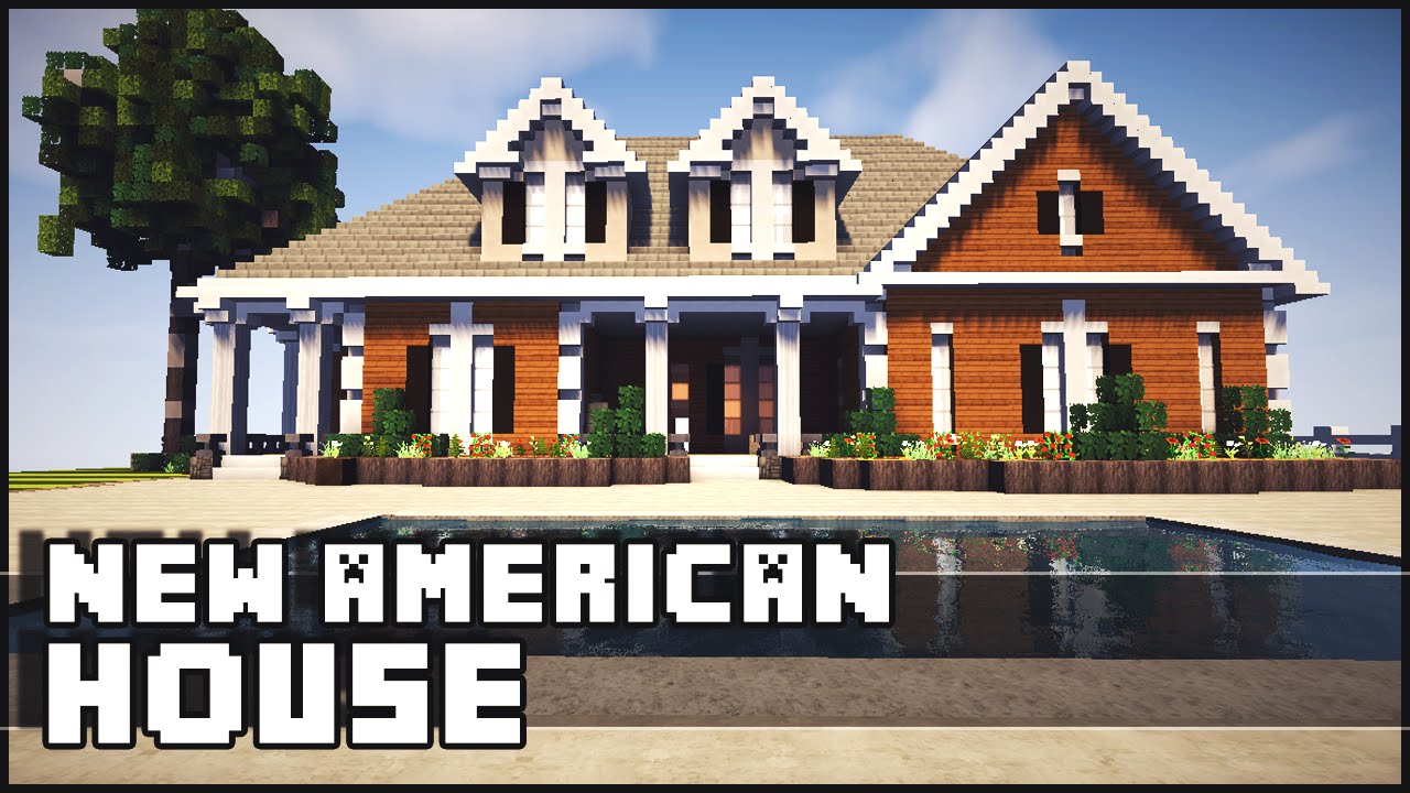 Minecraft - American Style Mansion