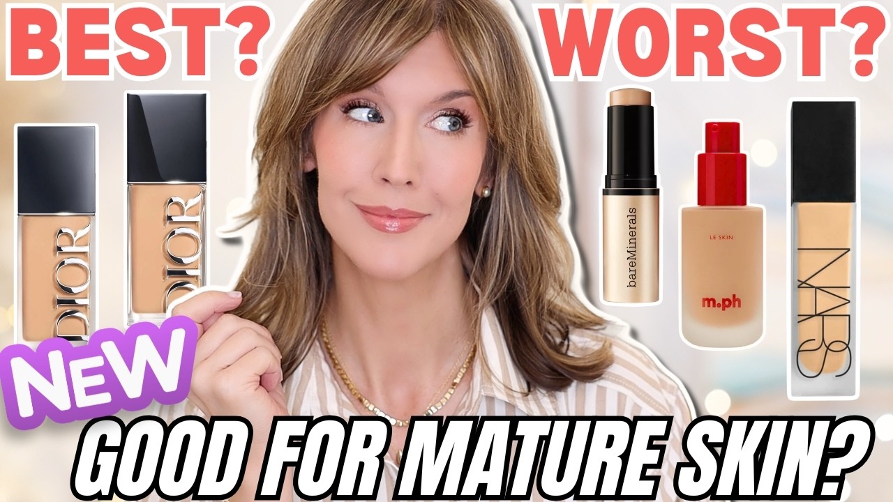 5 Best & Worst NEW Foundations for Mature Skin | 2026 Roundup
