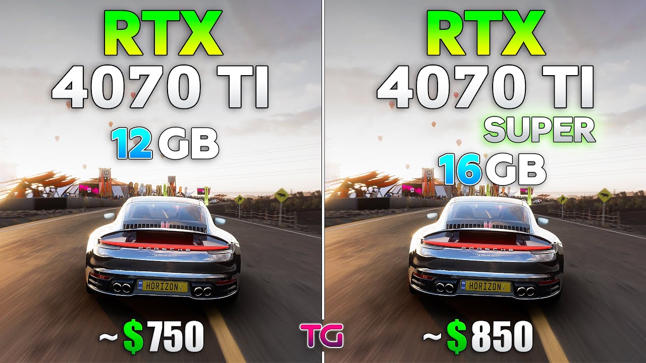 RTX 4070 Ti SUPER vs RTX 4070 Ti - Test in 10 Games