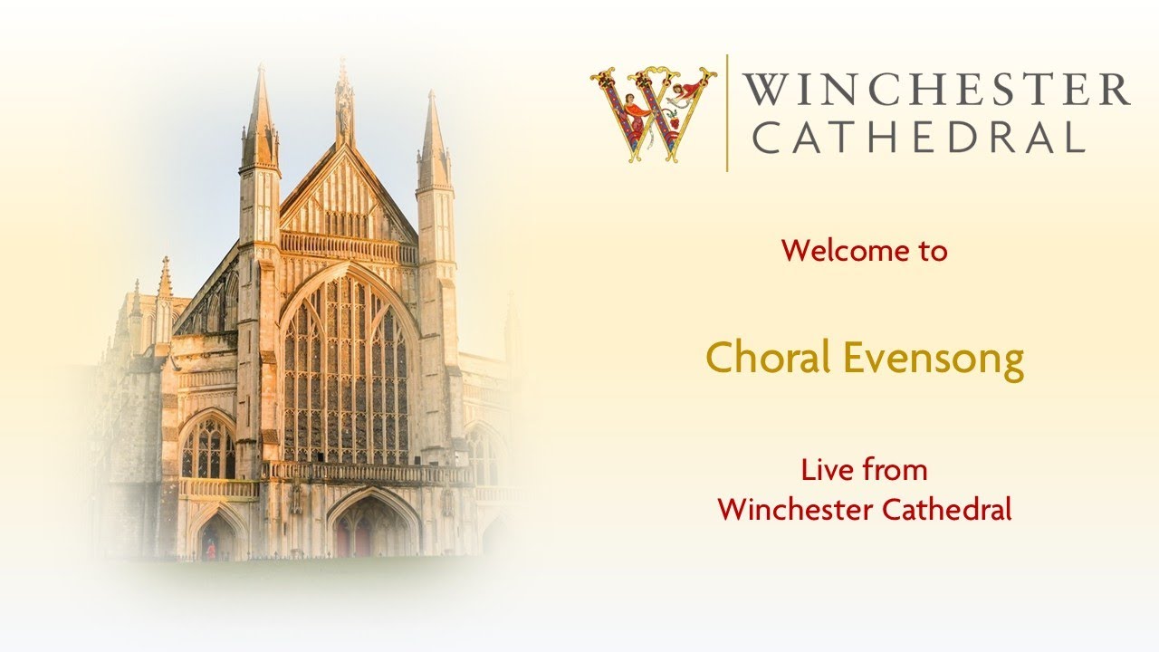 01-29-26 Choral Evensong live from Winchester Cathedral. 🇺🇦