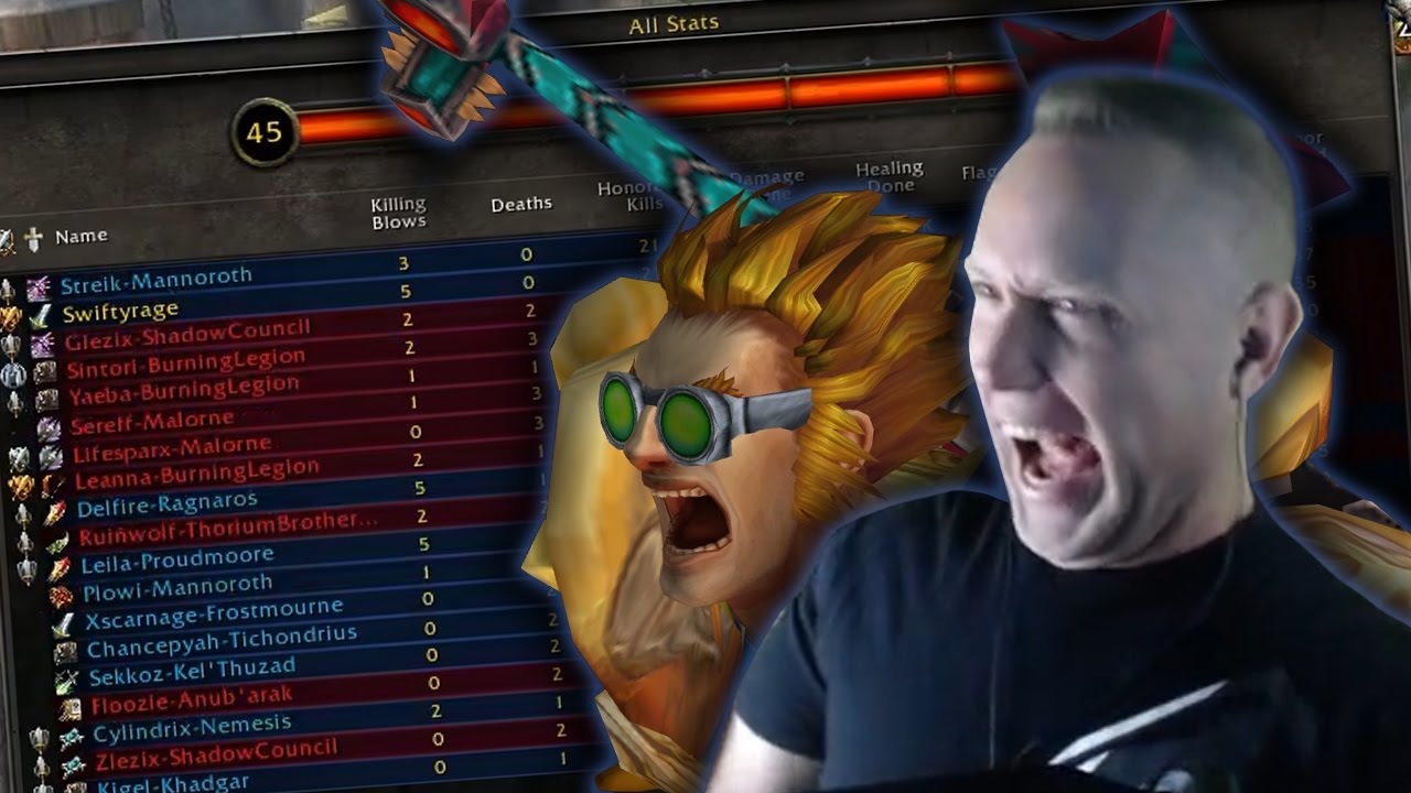 COMPETING FOR TOP DPS - Swifty Fury Warrior Battleground PvP (Twin Peaks) - WoW Legion