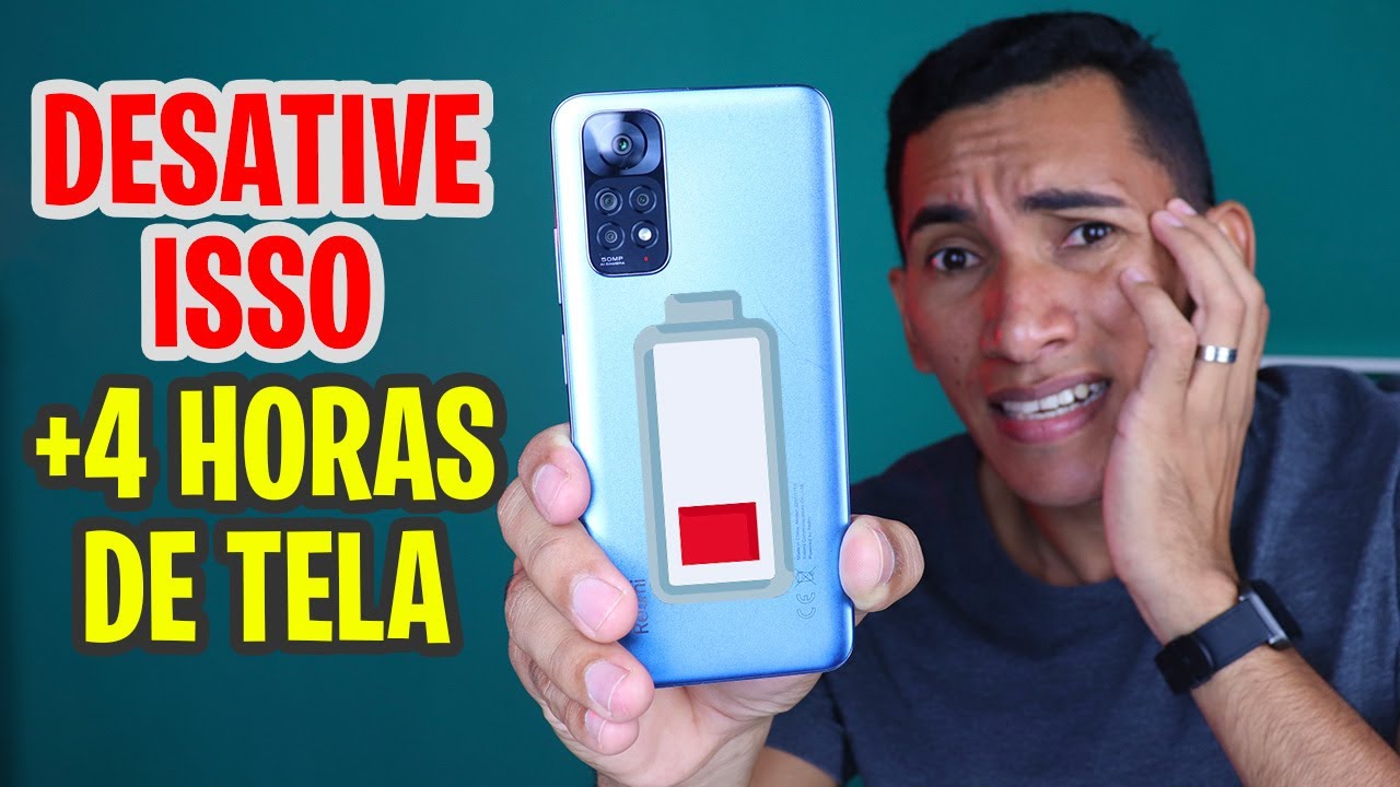 DESATIVE O VILÃO DA BATERIA DO REDMI NOTE 11 ANTES QUE SEJA TARDE