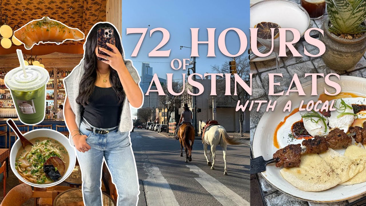 VLOG: A Full Weekend of Eating in Austin 🍔🍣🍜 Viral Burgers, The BEST Omakase & Designer Coffee Shops