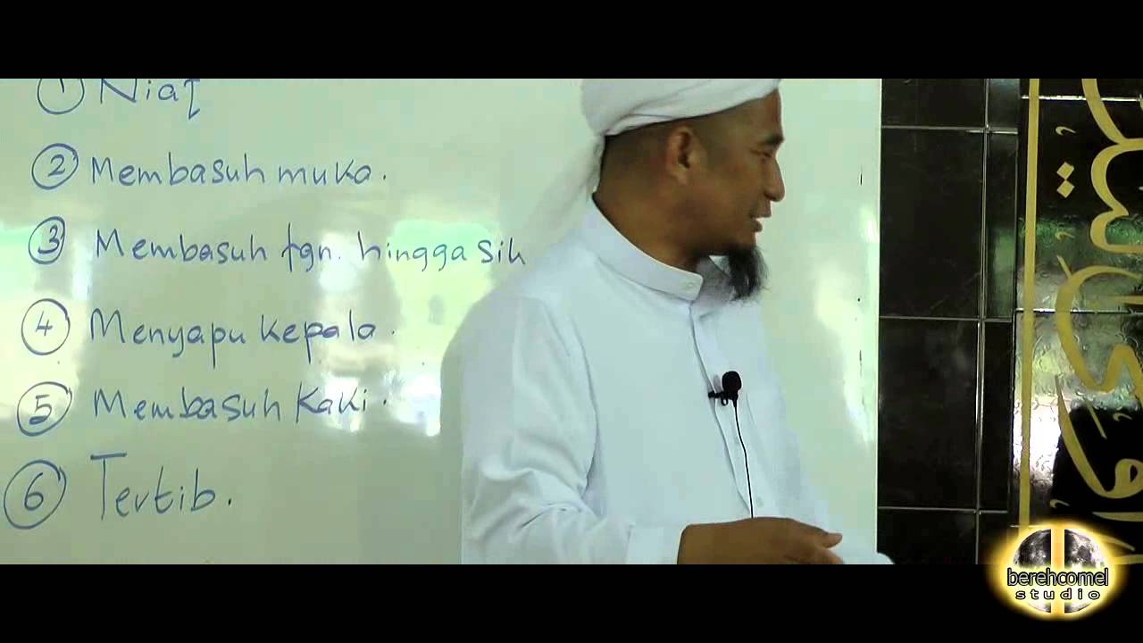 Ust Wan Junaidi - Tayammum Lengkap 1 - Pembalut dianggota wudu'