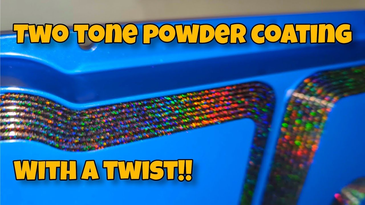 Two Tone Powder Coating on a Super Charger Top plate. Prismatic Cosmos - EP 159 - Unknown Coatings