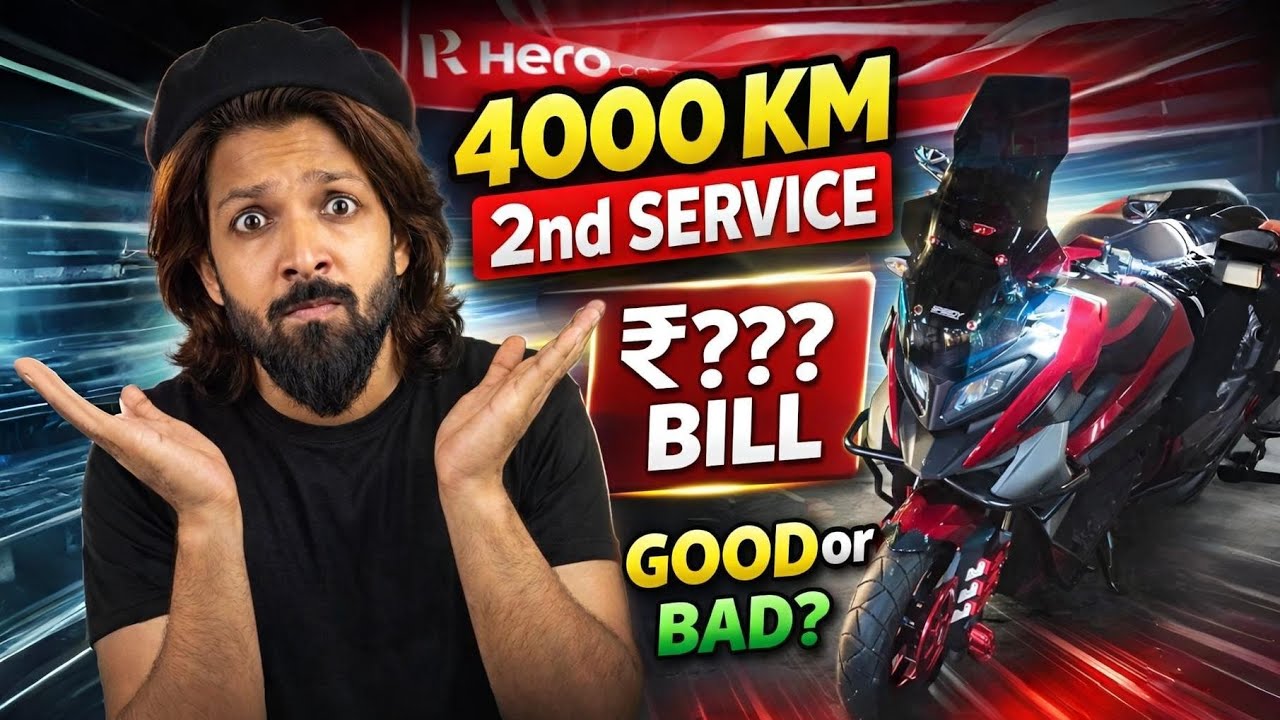 4000 KM Second Service 😱 | Xoom 160 Ownership Review