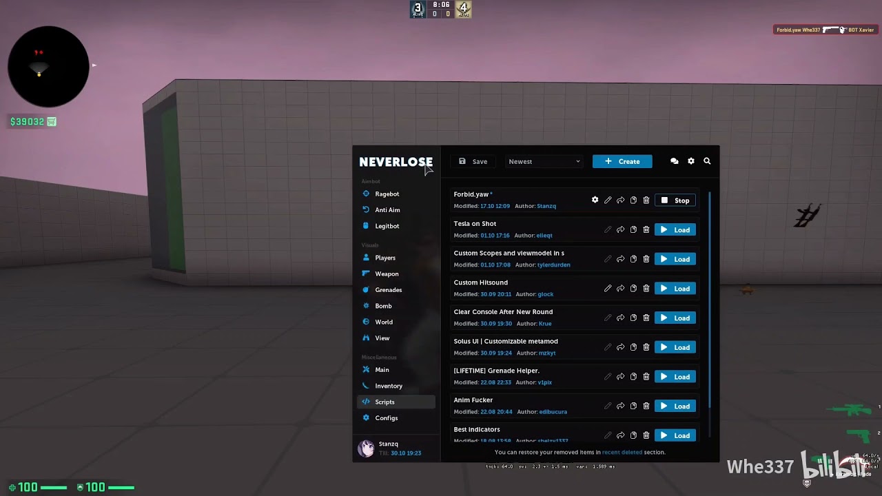 FoBidn.yaw the best neverlose private lua