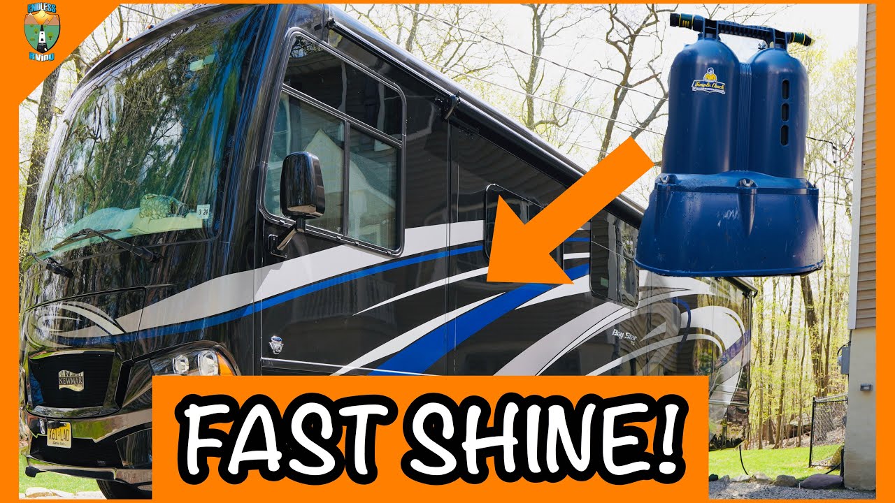 The SECRET To Washing Your RV FAST - NO DRYING // Simple Chuck Water Deionizer