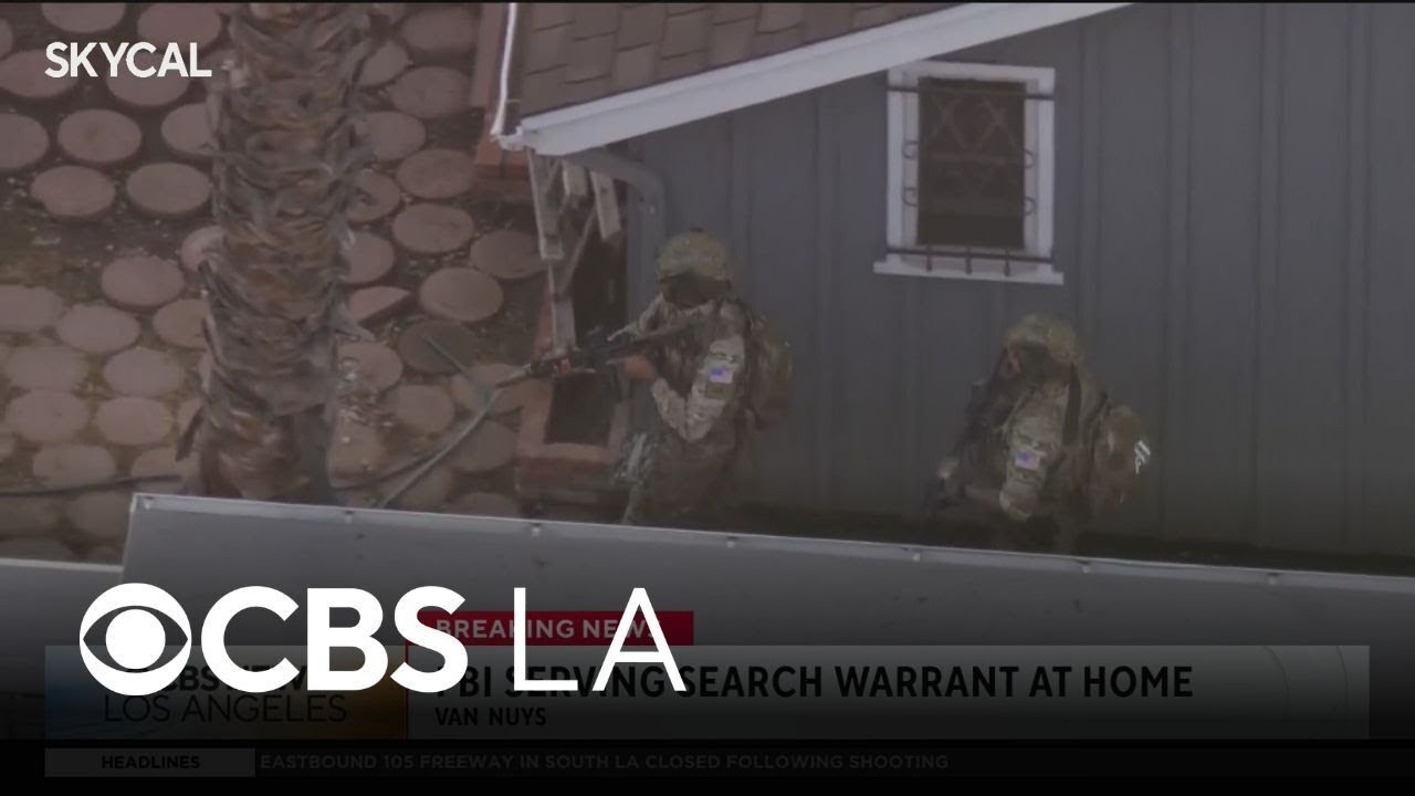 FBI serves search warrant at Van Nuys home