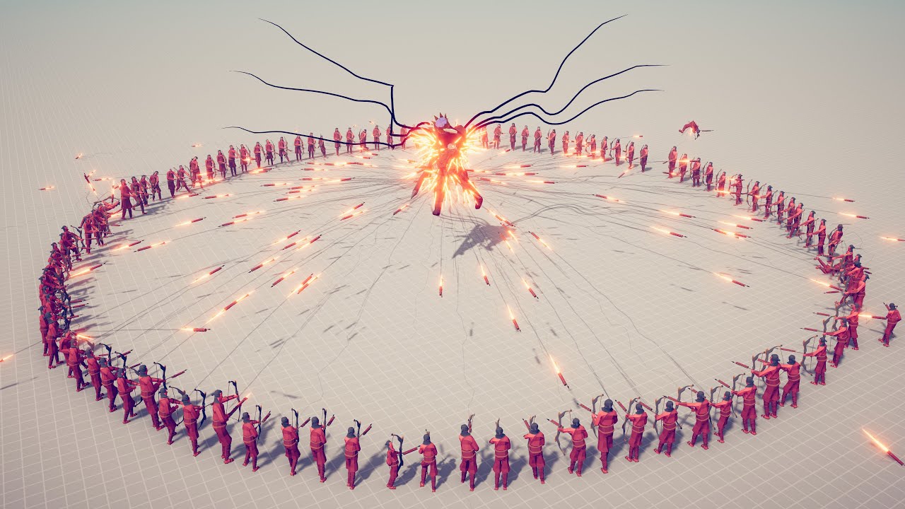 100x FIREWORK ARCHERS vs EVERY BOSS UNIT - Totally Accurate Battle Simulator TABS