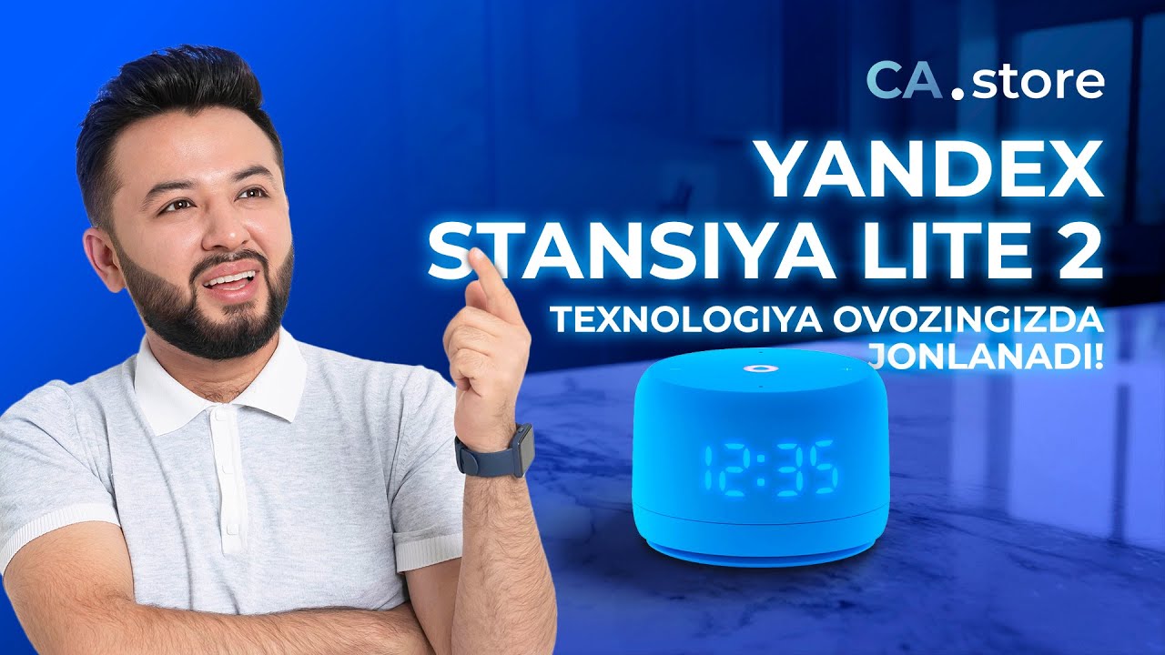 Yandex Stansiya Lite 2 — Texnologiya ovozingizda jonlanadi!