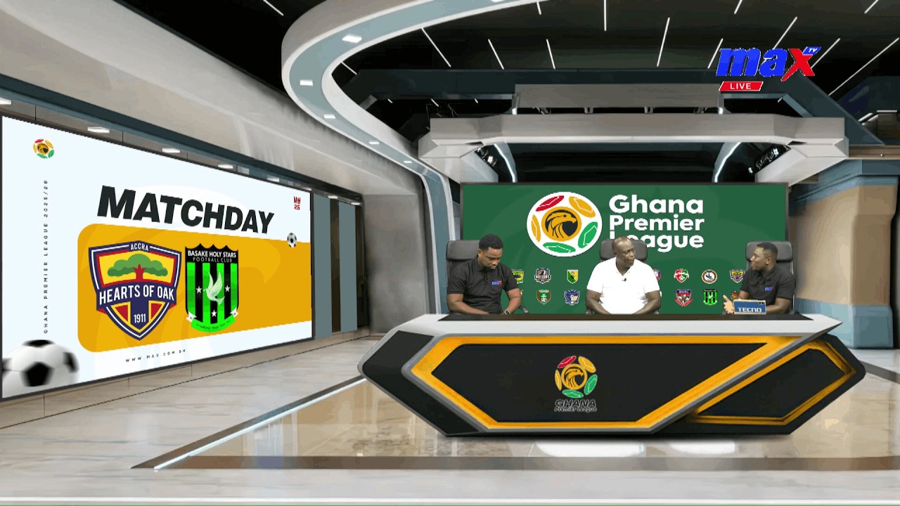 Live Now | Accra Hearts of Oak vs. Basake Holy Stars Football Club | GPL MW 25