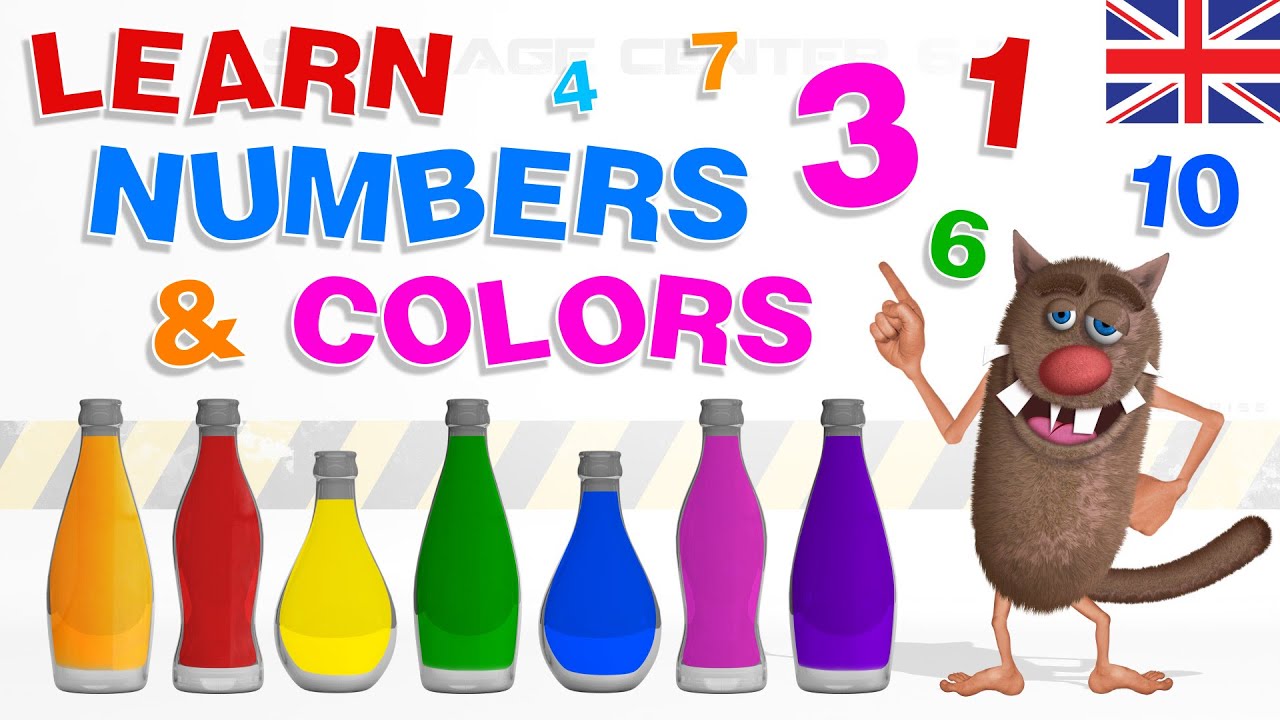 Foufou - Learn Numbers & Colors for Kids in English (Serie01) 4k