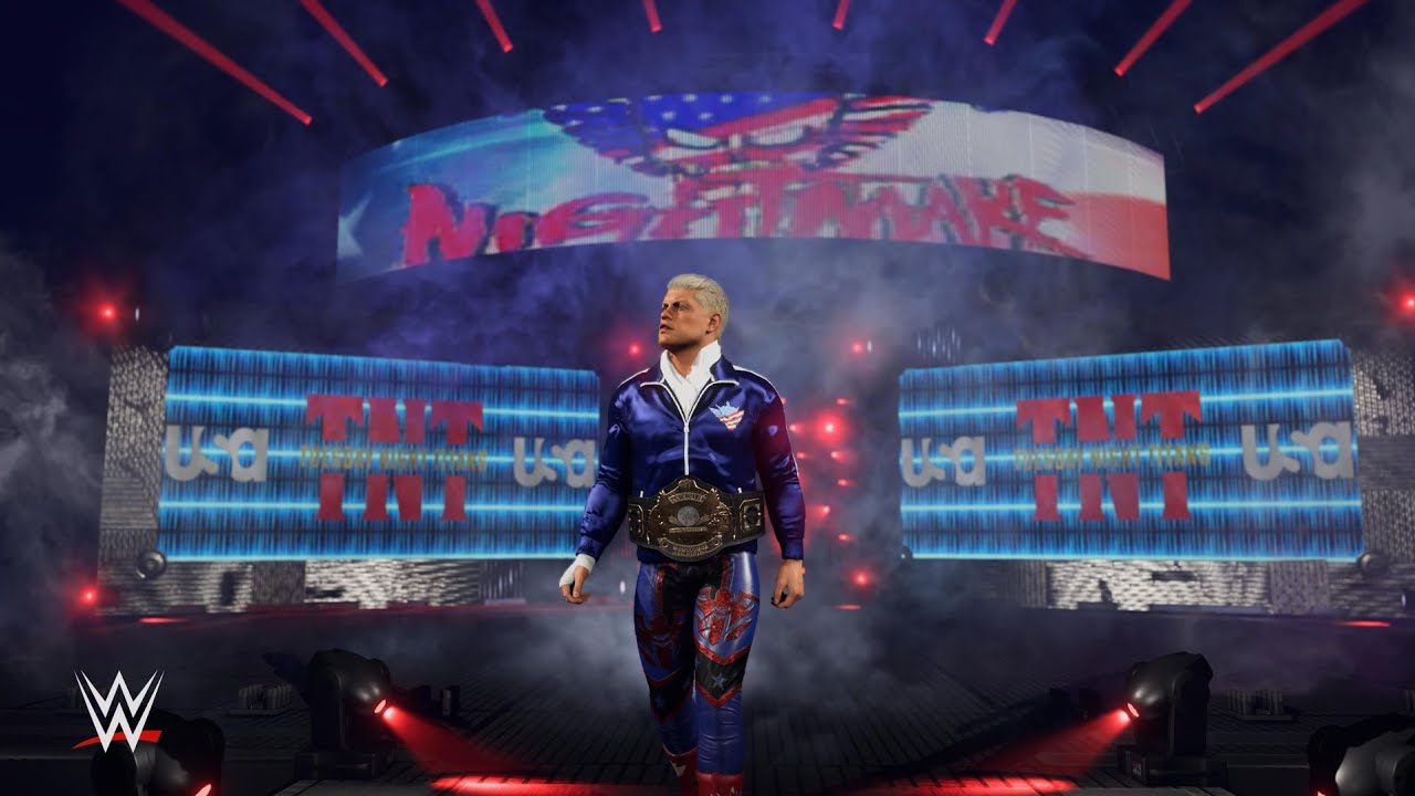 WWE 2K24 TUESDAY NIGHT TITANS RETURNS!!! CODY RHODES VS MILLION DOLLAR MAN TED DIBIASE