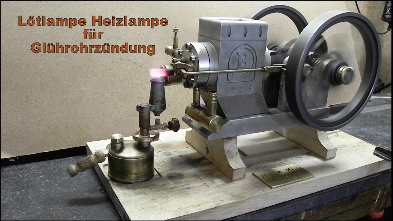 Lötlampe Heizlampe (2) für Glührohrzündung