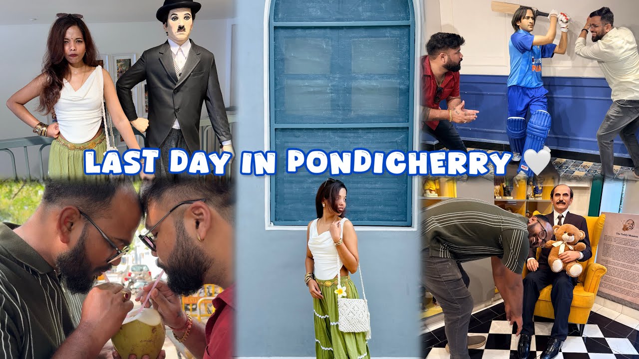 Last day in Pondi | BBSR to South India Road Trip🇮🇳 | Ep. 4 | Travel Vlog | Food, Friends & Chaos. 