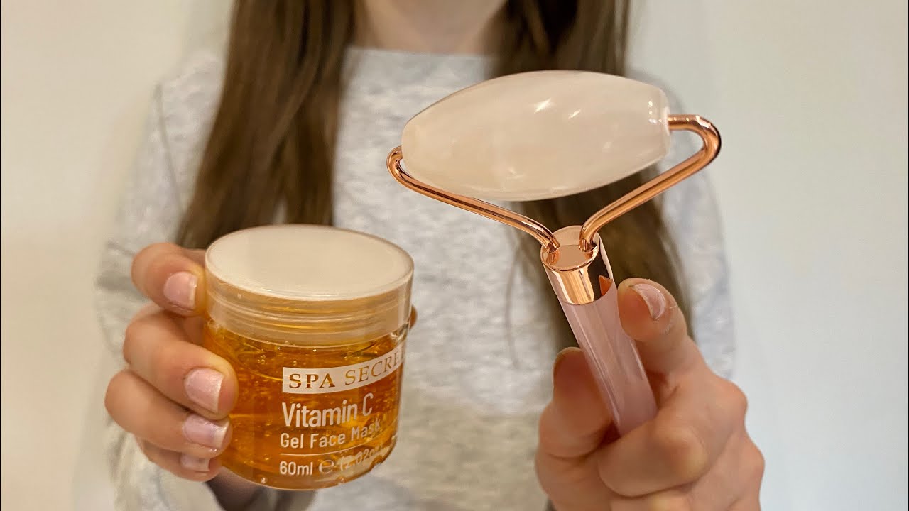 ASMR spa facial | hair brushing | scalp massage | Actual camera touching | real hair | lo-fi