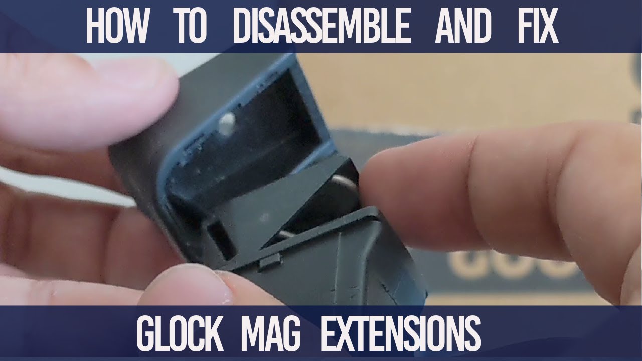 Установка, снятие или ремонт удлинителей магазина Glock +2