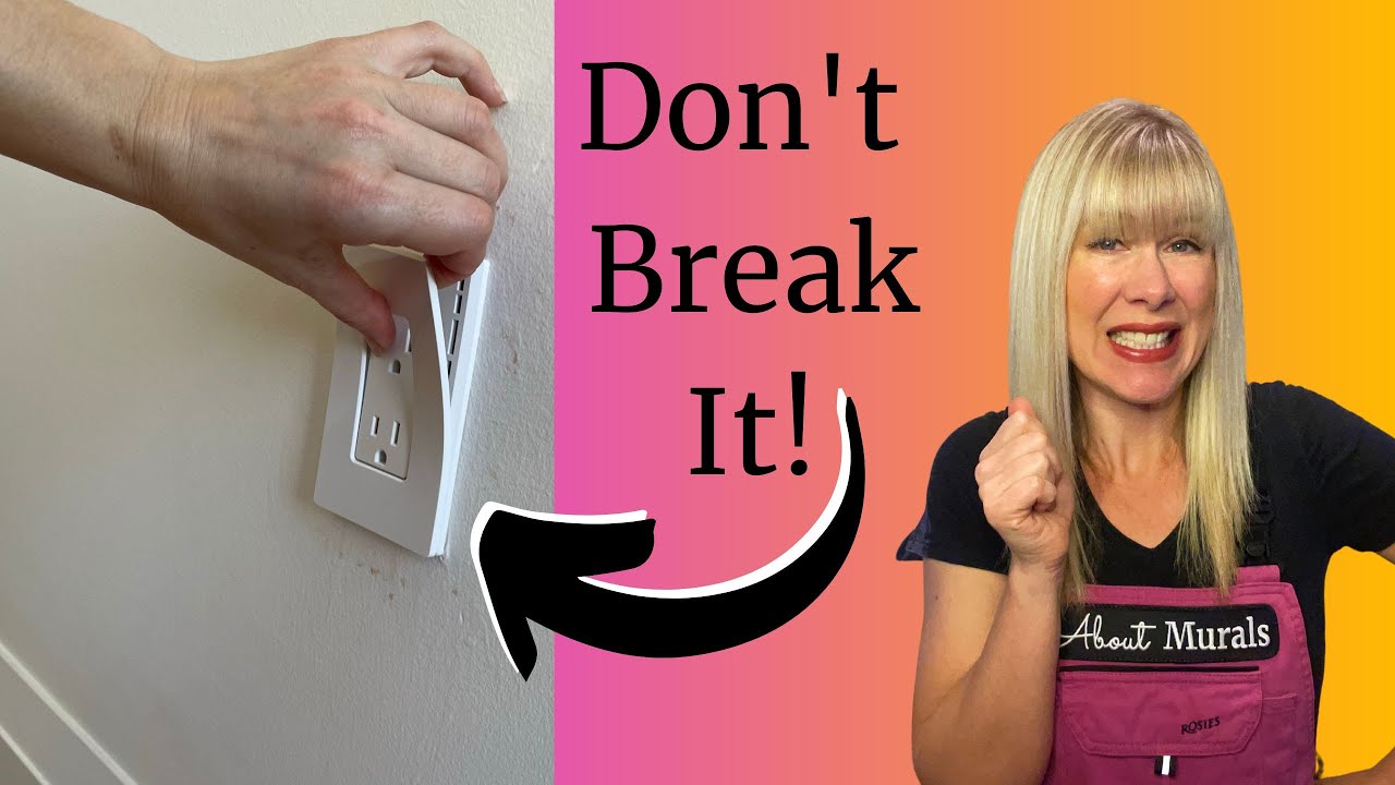 How to Remove Outlet Cover with No Screws & NO SCREWDRIVER!