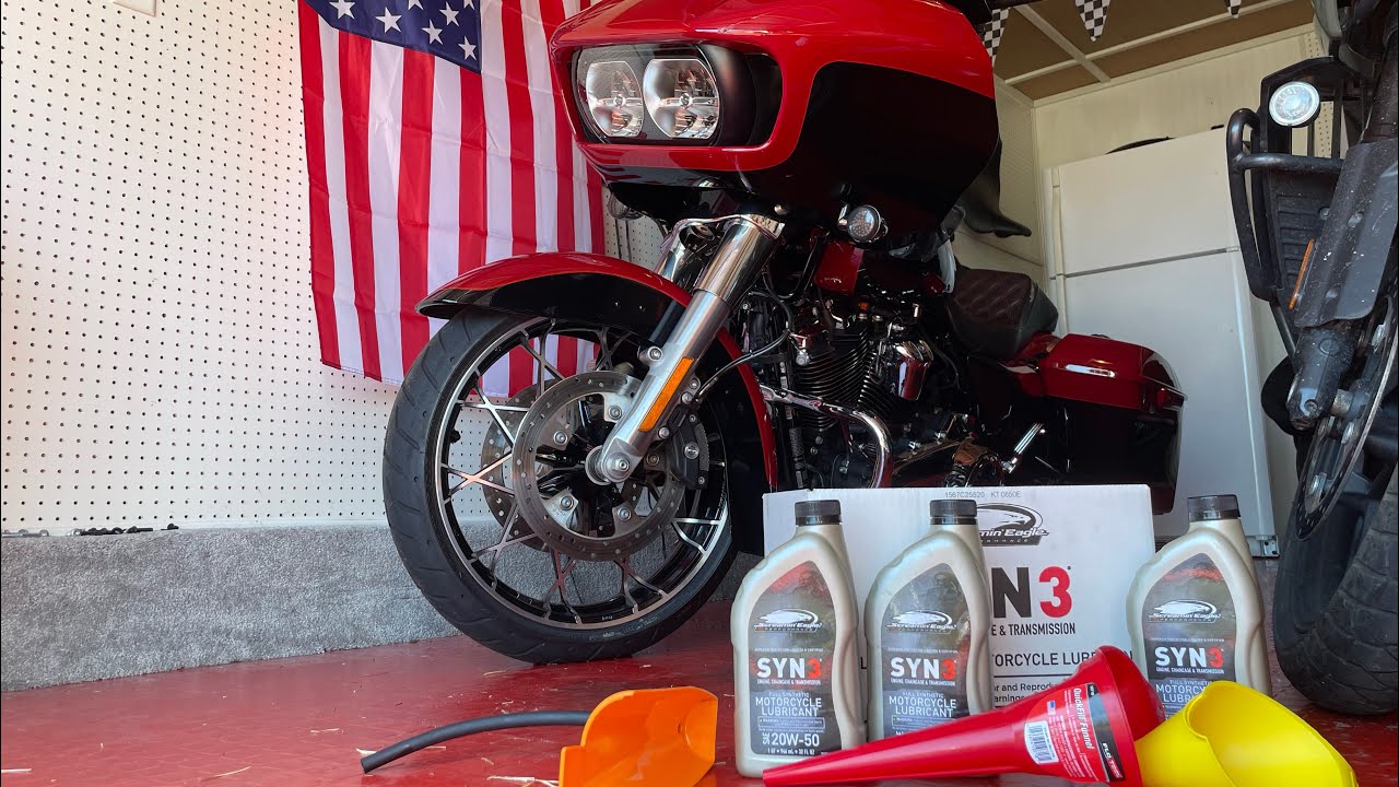 How to do an oil change on a Harley Davidson road glide special