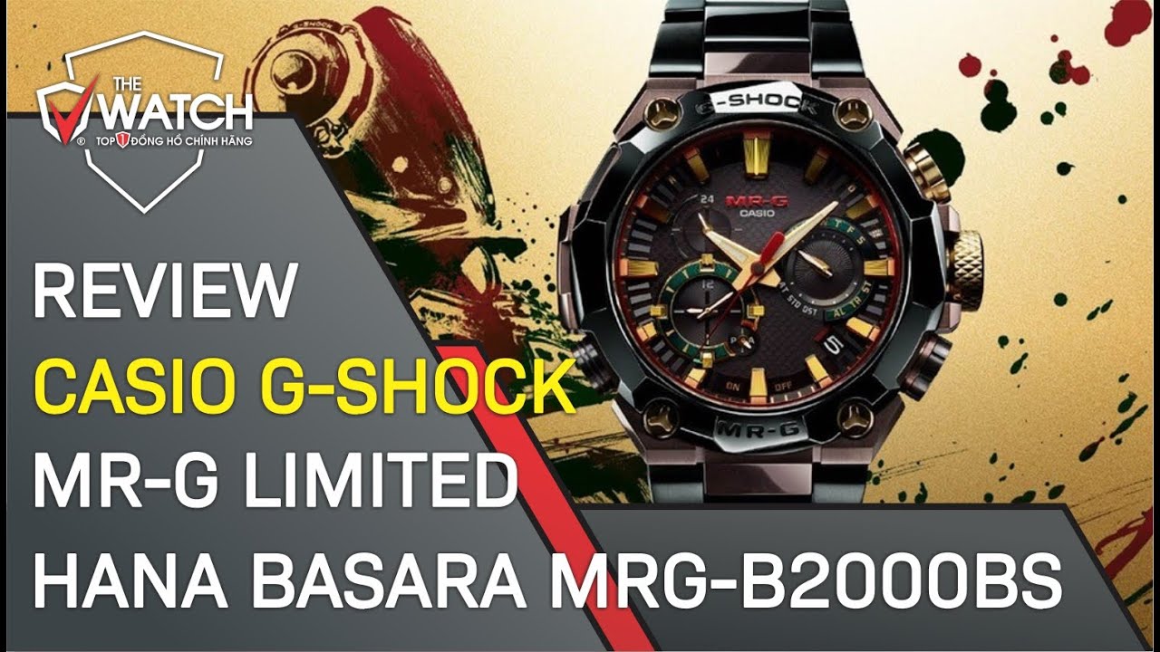 [Review] Đồng Hồ G-Shock MR-G Limited HANA BASARA | MRG-B2000BS