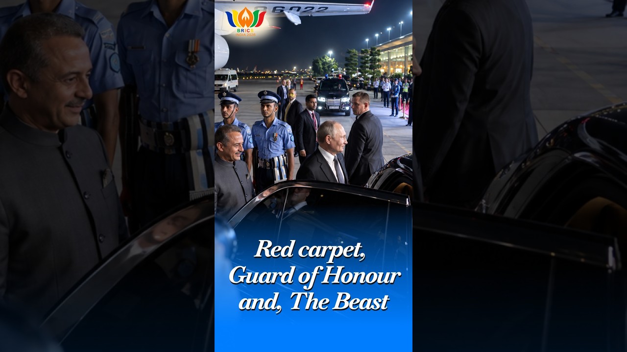 Putin In India: Russian President Arrives In New Delhi Amid Rousing Welcome, And A Guard Of Honor