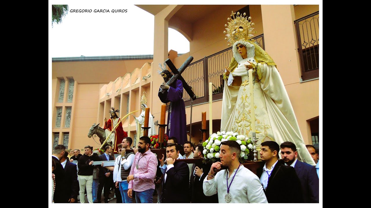 Traslado de regreso de los Titulares de la Hermandad del Amor, Estepona, 06  de Abril de 2024.