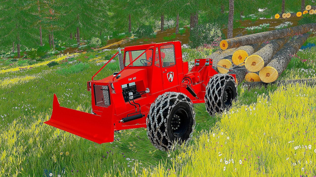 TROLIU DUBLU PE TAFURI / FARMING SIMULATOR 22