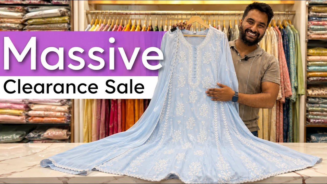 #sale Mega Clearance // Muslin Suits, Cotton Suits,Designer Anarkali, Party Wear & More