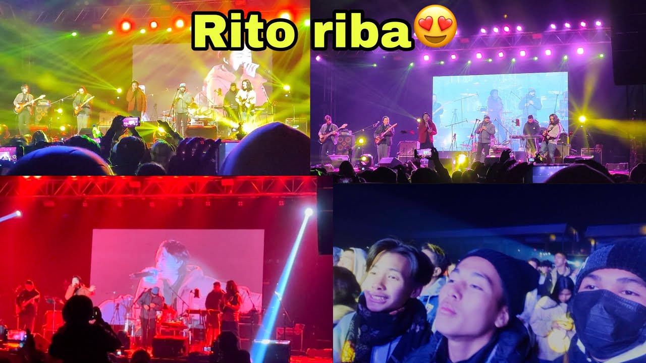 @Rito riba concert in ziro😍(national youth day)