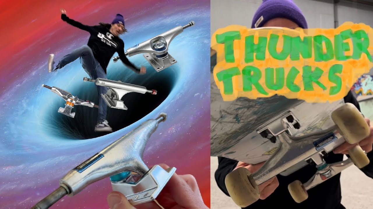 Thunder trucks review. 148 Hollow Lights, first two sessions. (Review in description)⚡️