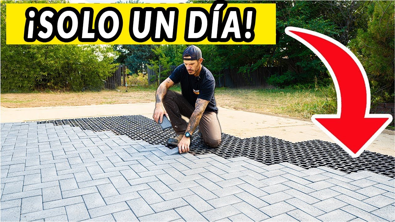 ¡Los adoquines para patio más fáciles que jamás haya instalado!