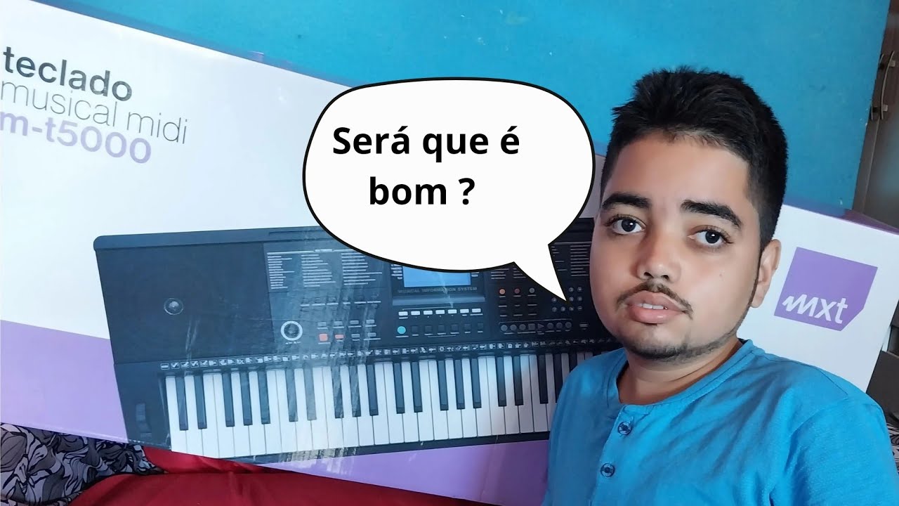 Unboxing do Teclado Mxt M-T5000 primeiras impressões e testes