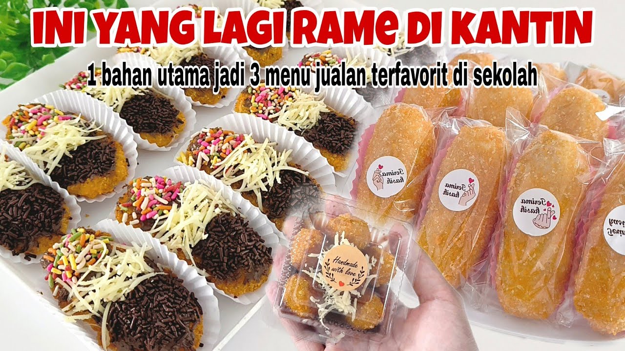JAJANAN UNIK INI LAGI RAME HANYA JUALAN TITIP KE KANTIN JADI FAVORIT DI SEKOLAH SD
