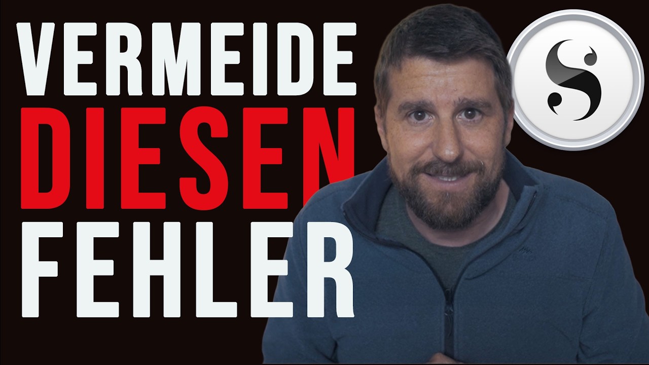 GENAU in diese Stolperfalle tappen viele Scrivener-Anfänger