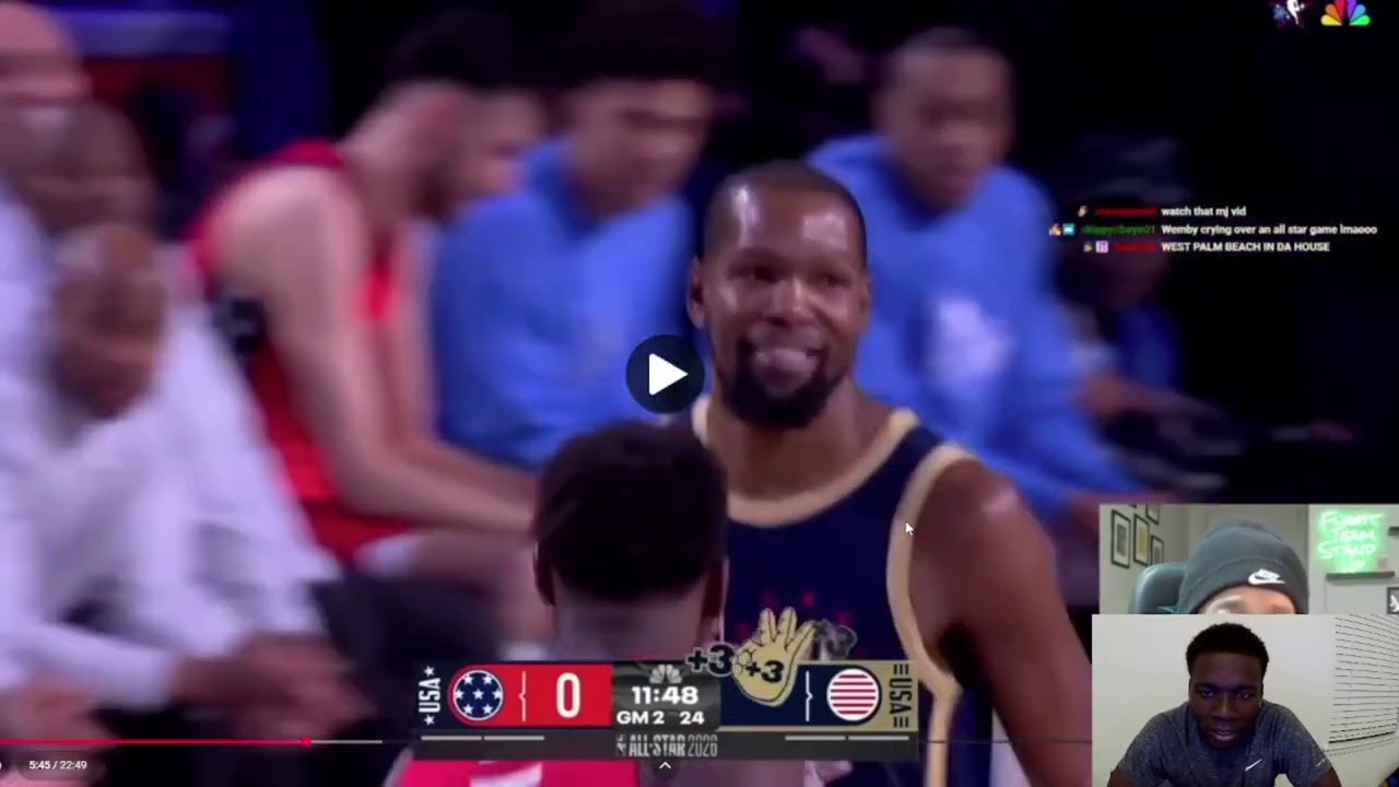 NBA ALL STAR REACTION!!!