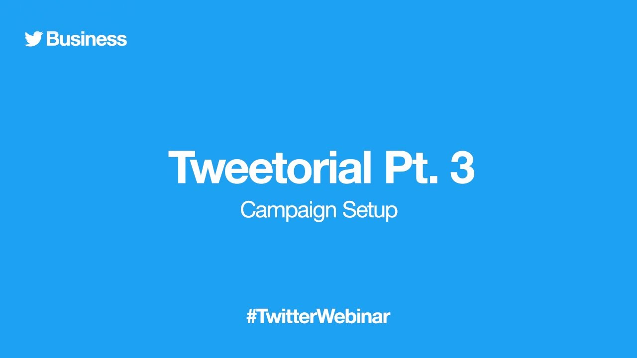 Tweetorial: Twitter Ads campaign setup (Part 3)