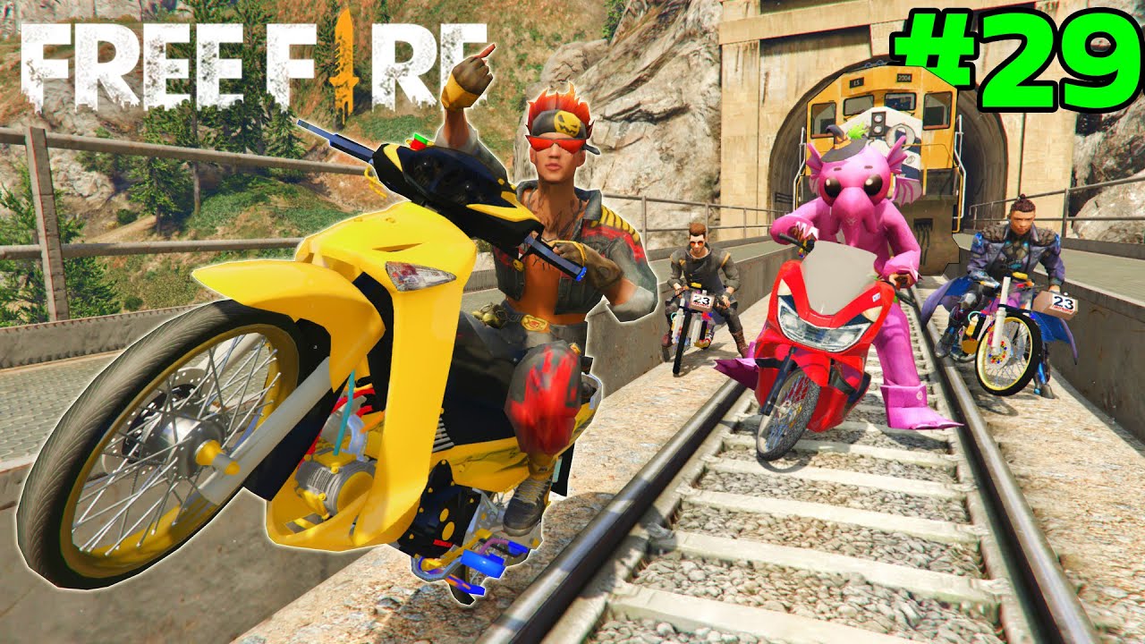 Free Fire หนังสั้น ยอดนักซิ่ง แข่งมอไซค์แว๊น หนีตายสุดมันส์ EP29 | GTA V Mod