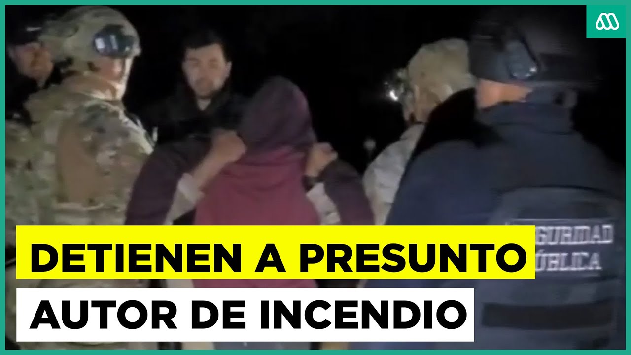Detenido por provocar incendio en Tomé: Fue encontrado con encendedor y drogas