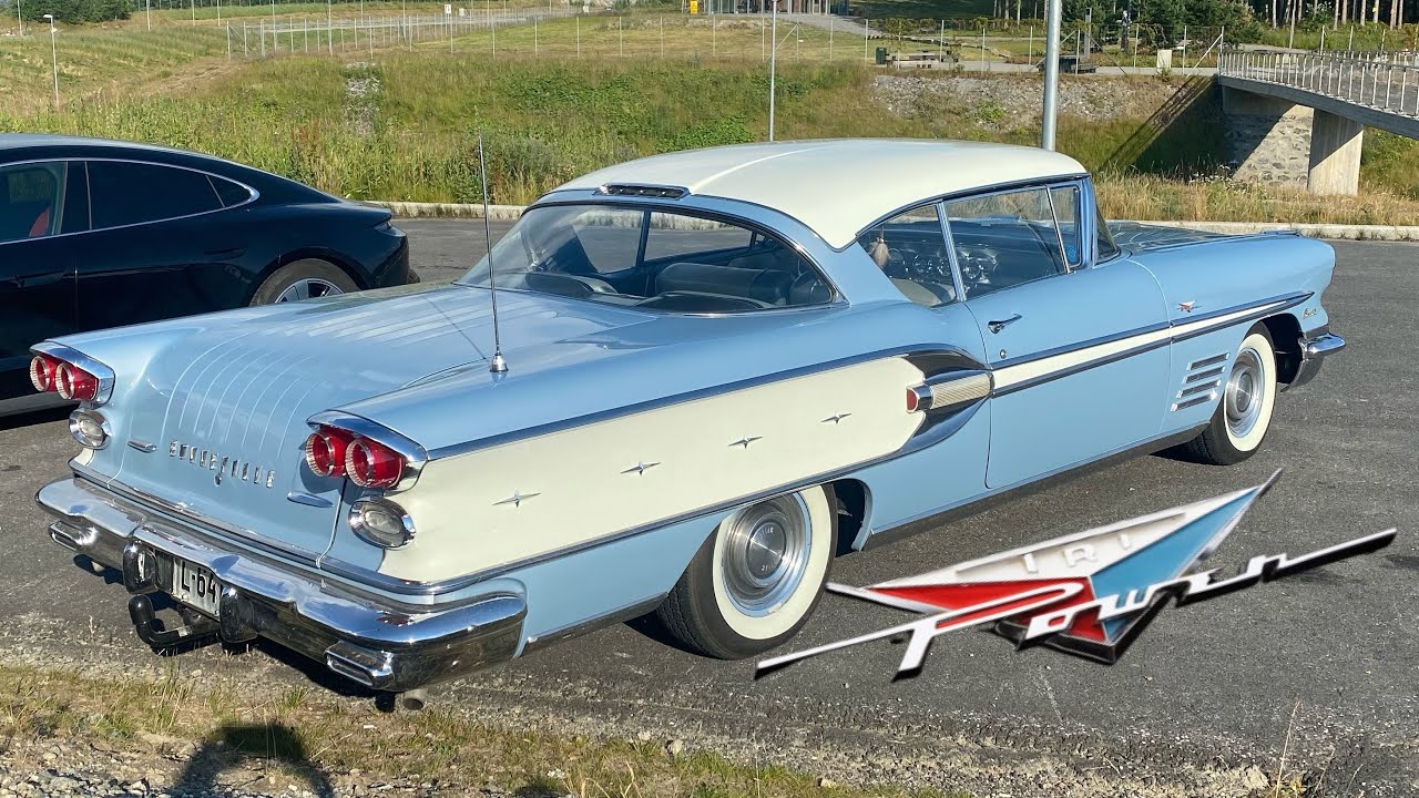 1958 Pontiac Bonneville Sport Coupe Hardtop - Tri-Power 370 CUI V8
