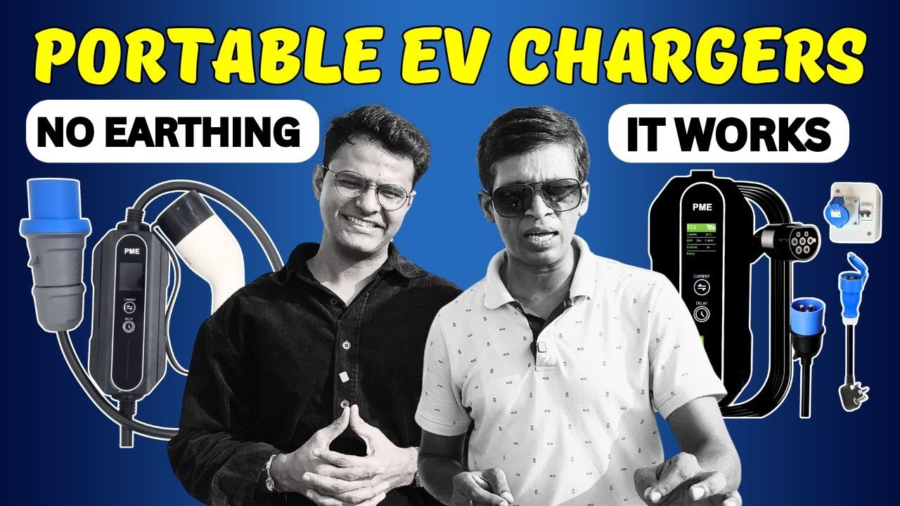 Portable EV Chargers Work Without Earthing | 3.6kW to 22kW #electricvehicletalks #chargers #charger